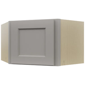 Fabuwood Fusion Nickel WDC2415 Wall Corner Diagonal Cabinet, Front View