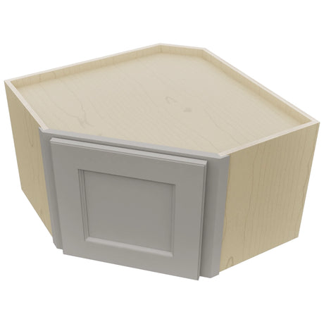 Fabuwood Fusion Nickel WDC2415 Wall Corner Diagonal Cabinet, Top View