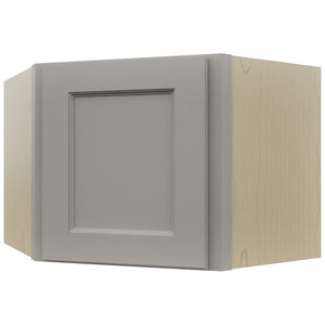 Fabuwood Fusion Nickel WDC2418 Wall Corner Diagonal Cabinet, Front View