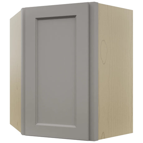 Fabuwood Fusion Nickel WDC2430 Wall Corner Diagonal Cabinet, Front View
