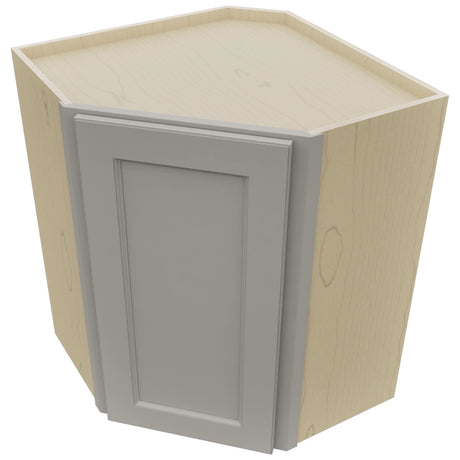 Fabuwood Fusion Nickel WDC2430 Wall Corner Diagonal Cabinet, Top View