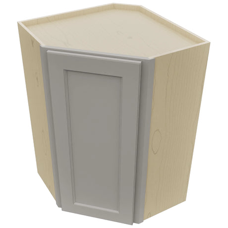 Fabuwood Fusion Nickel WDC2436 Wall Corner Diagonal Cabinet, Top View