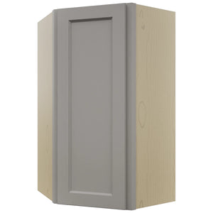 Fabuwood Fusion Nickel WDC2442 Wall Corner Diagonal Cabinet, Front View