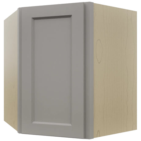 Fabuwood Fusion Nickel WDC2730 Wall Corner Diagonal Cabinet, Front View