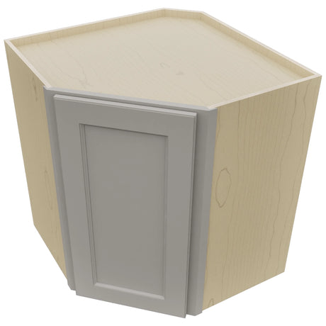 Fabuwood Fusion Nickel WDC2730 Wall Corner Diagonal Cabinet, Top View
