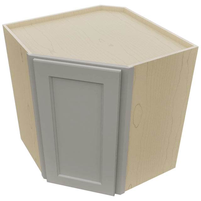 Fabuwood Fusion Nickel WDC2730 Wall Corner Diagonal Cabinet, Top View