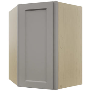 Fabuwood Fusion Nickel WDC2736 Wall Corner Diagonal Cabinet, Front View