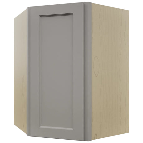Fabuwood Fusion Nickel WDC2736 Wall Corner Diagonal Cabinet, Front View