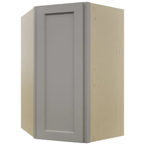 Fabuwood Fusion Nickel WDC2742 Wall Corner Diagonal Cabinet, Front View