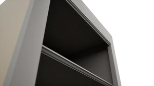 Fabuwood Fusion Nickel WOS1830 Wall Open Shelf, Detail View