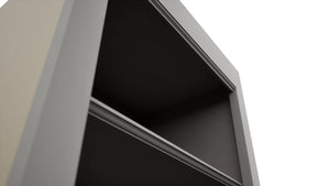 Fabuwood Fusion Nickel WOS1842 Wall Open Shelf, Detail View