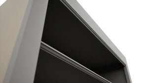 Fabuwood Fusion Nickel WOS3036 Wall Open Shelf, Detail View