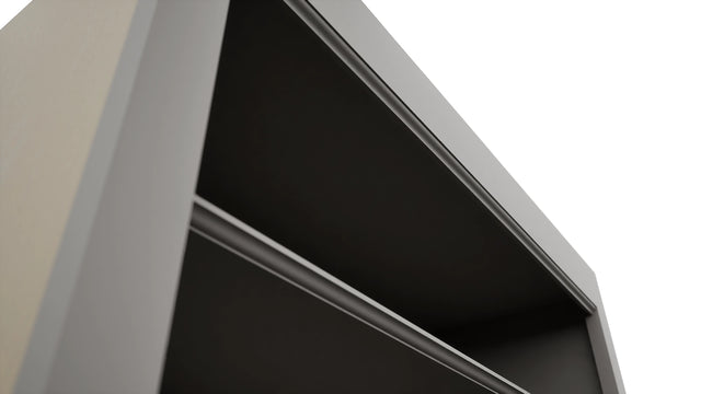 Fabuwood Fusion Nickel WOS3036 Wall Open Shelf, Detail View