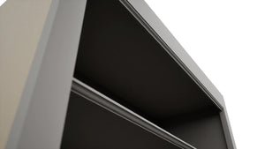 Fabuwood Fusion Nickel WOS3042 Wall Open Shelf, Detail View