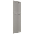 Fabuwood Fusion Nickel WP-T84 Panel, Front View