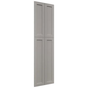 Fabuwood Fusion Nickel WP-T90 Panel, Front View