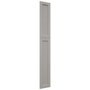 Fabuwood Fusion Nickel WP-T9012D Panel, Front View