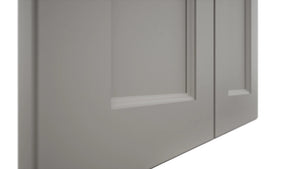 Fabuwood Fusion Nickel WP-T96 Panel, Detail View