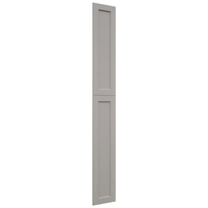 Fabuwood Fusion Nickel WP-T9612D Panel, Front View