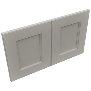 Fabuwood Fusion Nickel WP-W1524D Panel, Top View