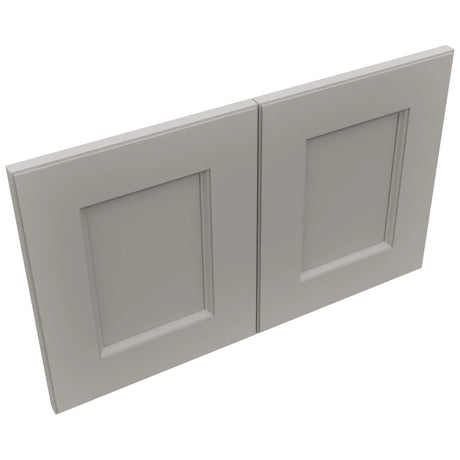 Fabuwood Fusion Nickel WP-W1524D Panel, Top View