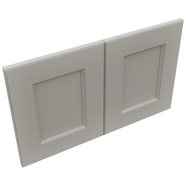 Fabuwood Fusion Nickel WP-W1524D Panel, Top View