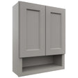 Fabuwood Fusion Nickel WVS2430 Vanity Wall Storage, Front View