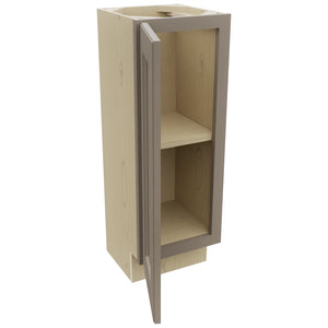 Fabuwood Fusion Oyster B12FD-12D Base Full Door Cabinet, Open View