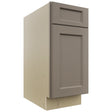Fabuwood Fusion Oyster B15 Base Standard Cabinet, Front View
