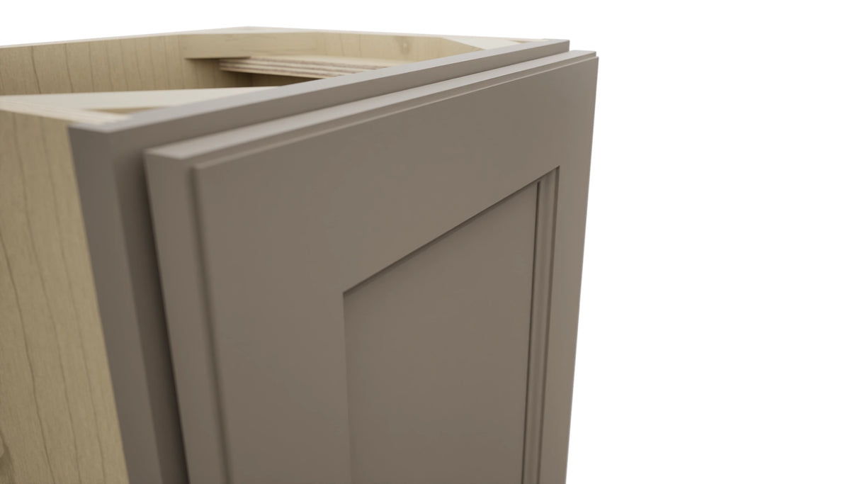 Fabuwood Fusion Oyster B15FD-12D Base Full Door Cabinet, Detail View