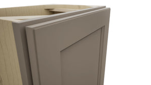 Fabuwood Fusion Oyster B18FD-12D Base Full Door Cabinet, Detail View
