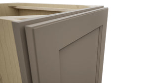 Fabuwood Fusion Oyster B18FD Base Full Door Cabinet, Detail View
