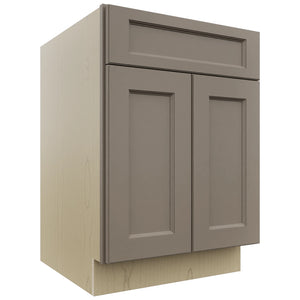 Fabuwood Fusion Oyster B24 Base Standard Cabinet, Front View