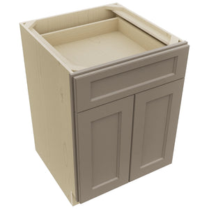 Fabuwood Fusion Oyster B24 Base Standard Cabinet, Top View