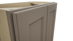 Fabuwood Fusion Oyster B24FD-12D Base Full Door Cabinet, Detail View