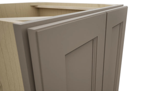 Fabuwood Fusion Oyster B24FD Base Full Door Cabinet, Detail View