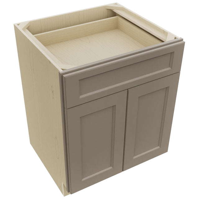Fabuwood Fusion Oyster B27 Base Standard Cabinet, Top View