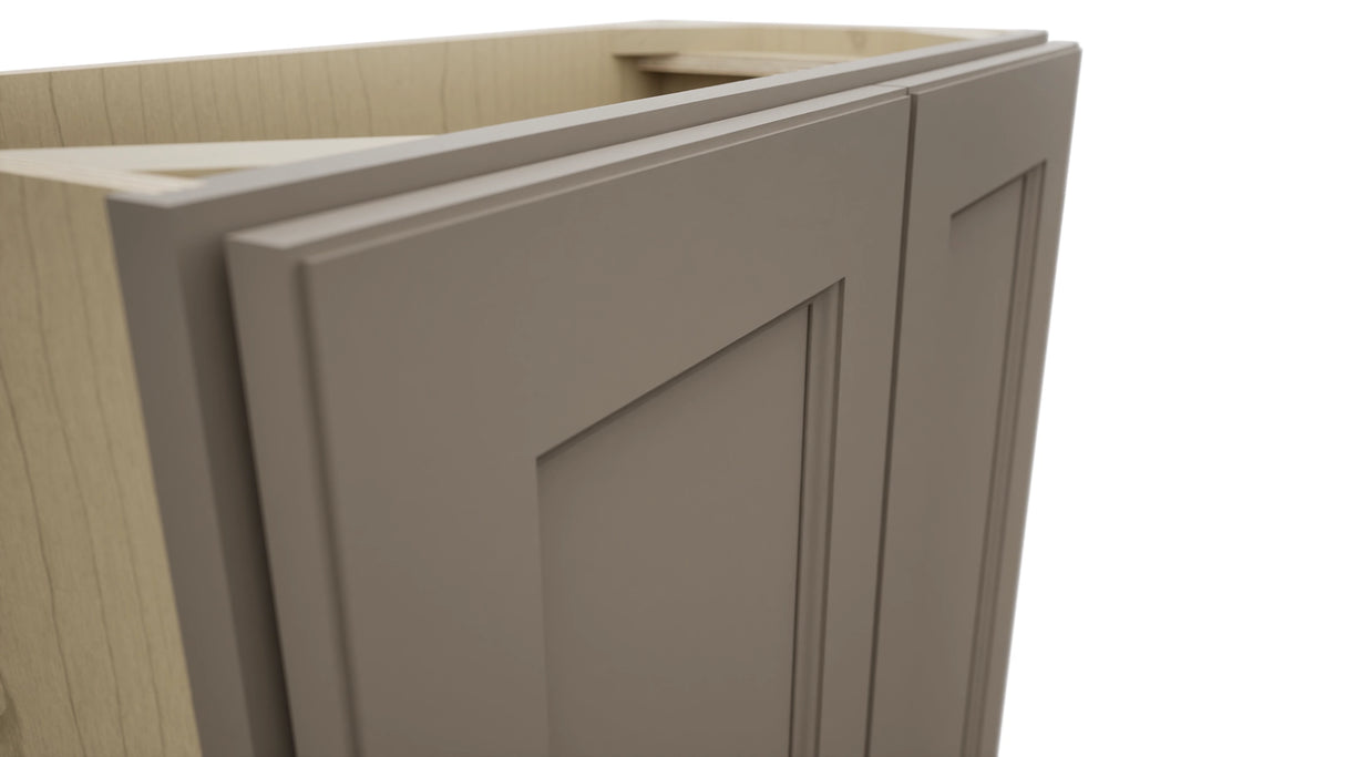 Fabuwood Fusion Oyster B27FD-12D Base Full Door Cabinet, Detail View
