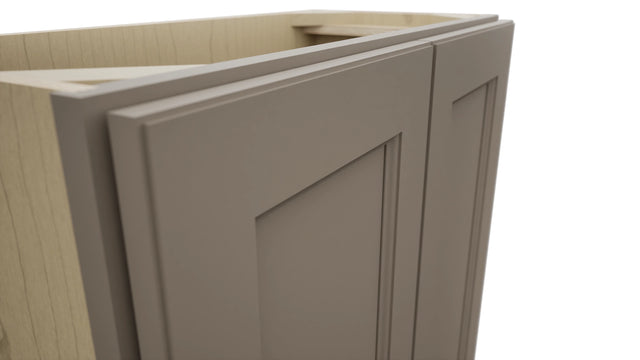 Fabuwood Fusion Oyster B27FD-12D Base Full Door Cabinet, Detail View