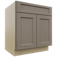 Fabuwood Fusion Oyster B30 Base Standard Cabinet, Front View