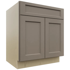 Fabuwood Fusion Oyster B30 Base Standard Cabinet, Front View