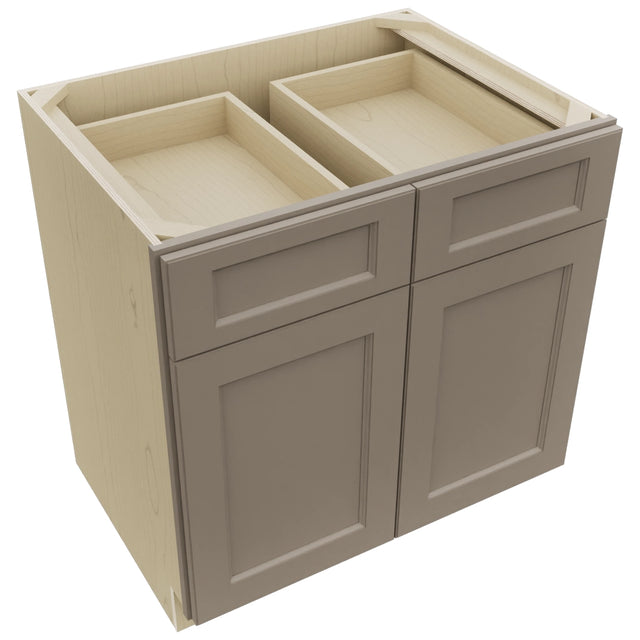 Fabuwood Fusion Oyster B33 Base Standard Cabinet, Top View