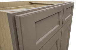Fabuwood Fusion Oyster B33 Base Standard Cabinet, Detail View