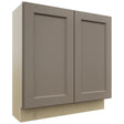 Fabuwood Fusion Oyster B33FD-12D Base Full Door Cabinet, Front View
