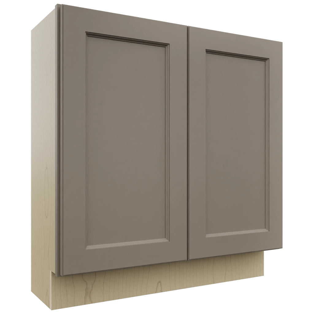 Fabuwood Fusion Oyster B33FD-12D Base Full Door Cabinet, Front View