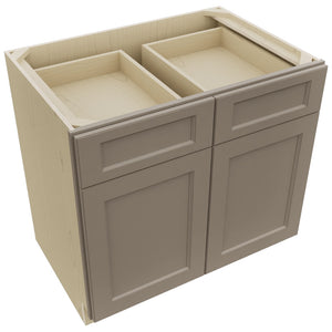 Fabuwood Fusion Oyster B36 Base Standard Cabinet, Top View