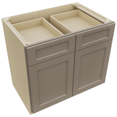Fabuwood Fusion Oyster B36 Base Standard Cabinet, Top View