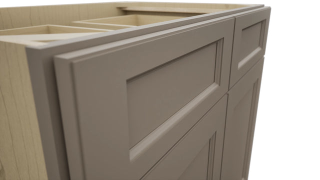 Fabuwood Fusion Oyster B36 Base Standard Cabinet, Detail View