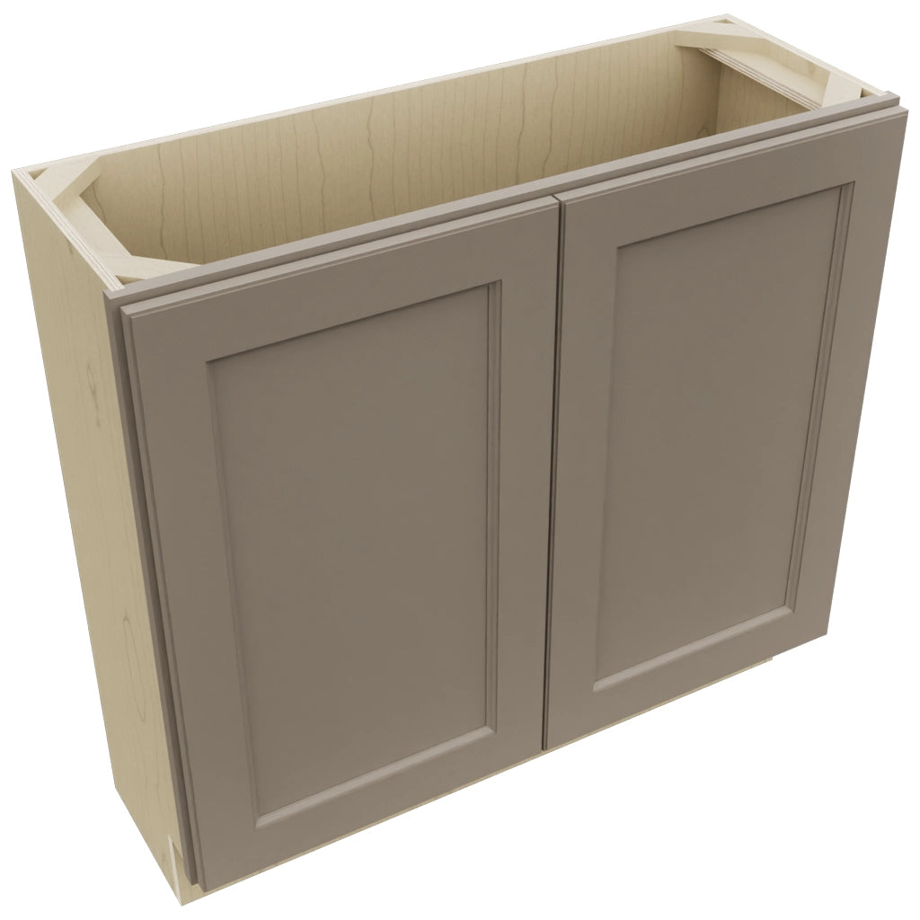 Fabuwood Fusion Oyster B36FD-12D Base Full Door Cabinet, Top View