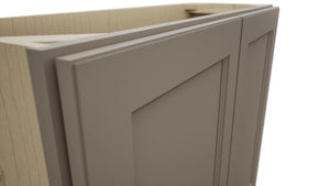 Fabuwood Fusion Oyster B36FD-12D Base Full Door Cabinet, Detail View
